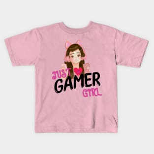 Just A Gamer Girl Kids T-Shirt